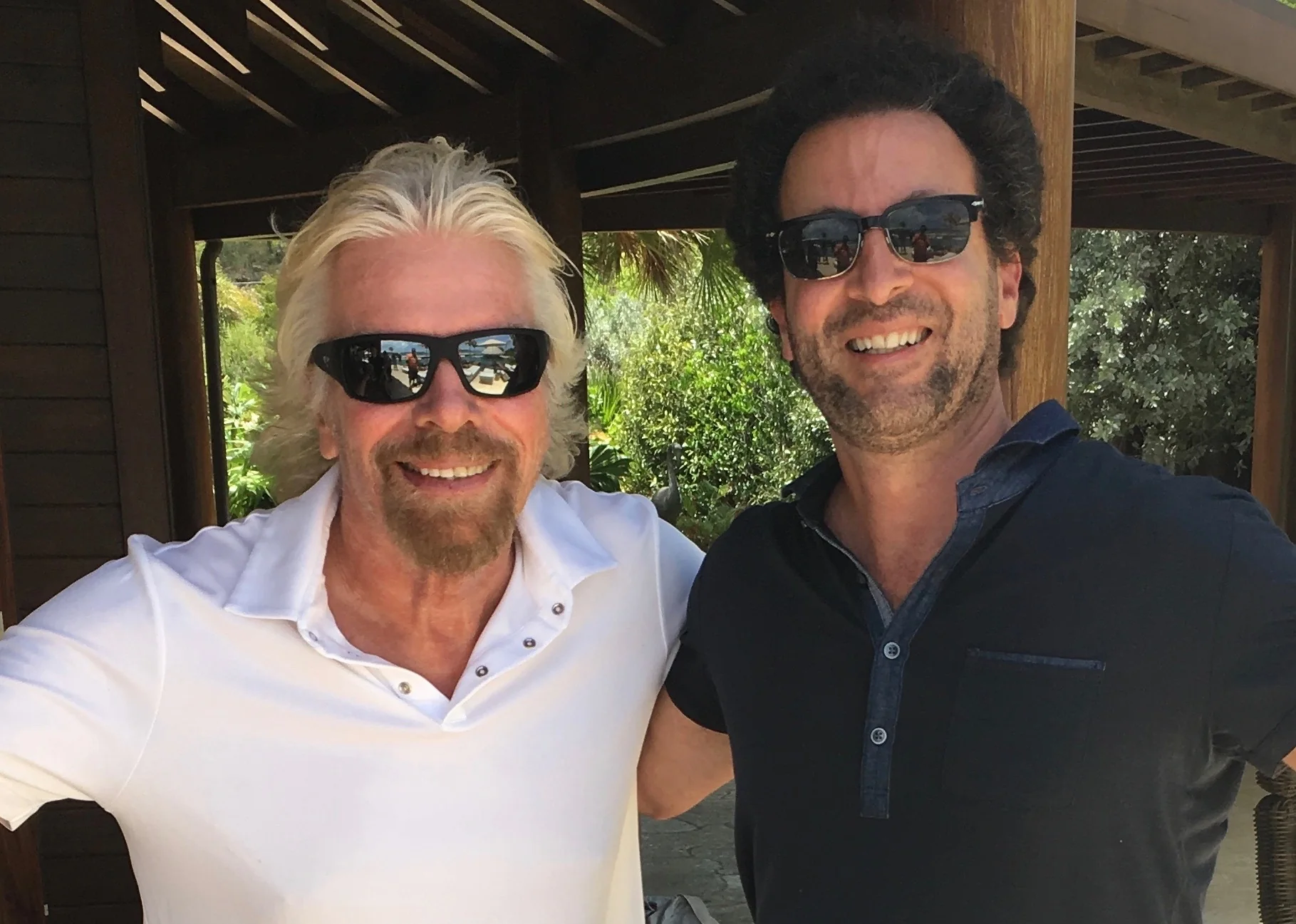 Winn Wittman with Richard Branson