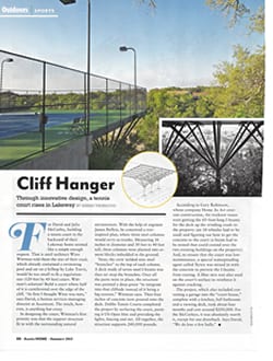 Austin Home magazine features article on Lakeway, Texas Sky Court - Winn Wittman Architecture