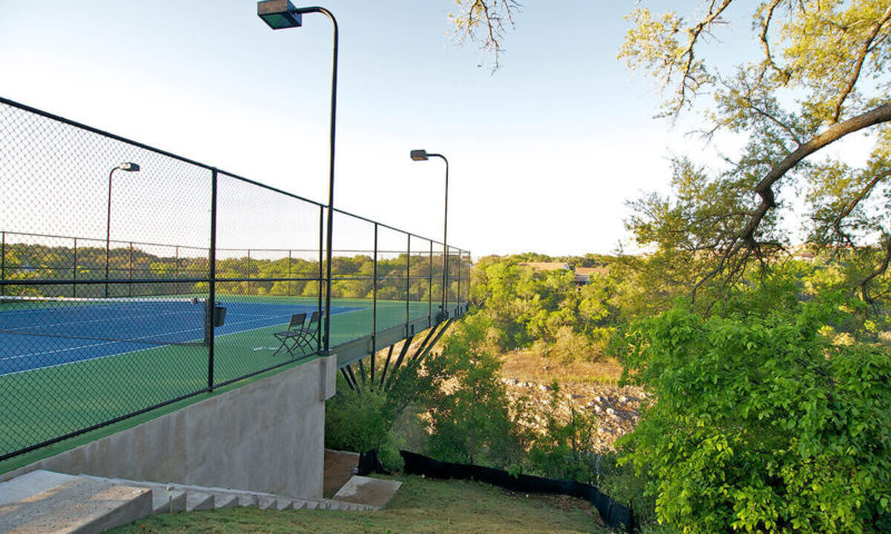 Lakeway - Architecture - Tennis Court in the Sky Lakeway - Winn Wittman Architecture