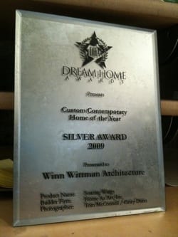 Winn Wittman Architecture takes silver for Custom Contemporary Home of the Year - Winn Wittman Architecture
